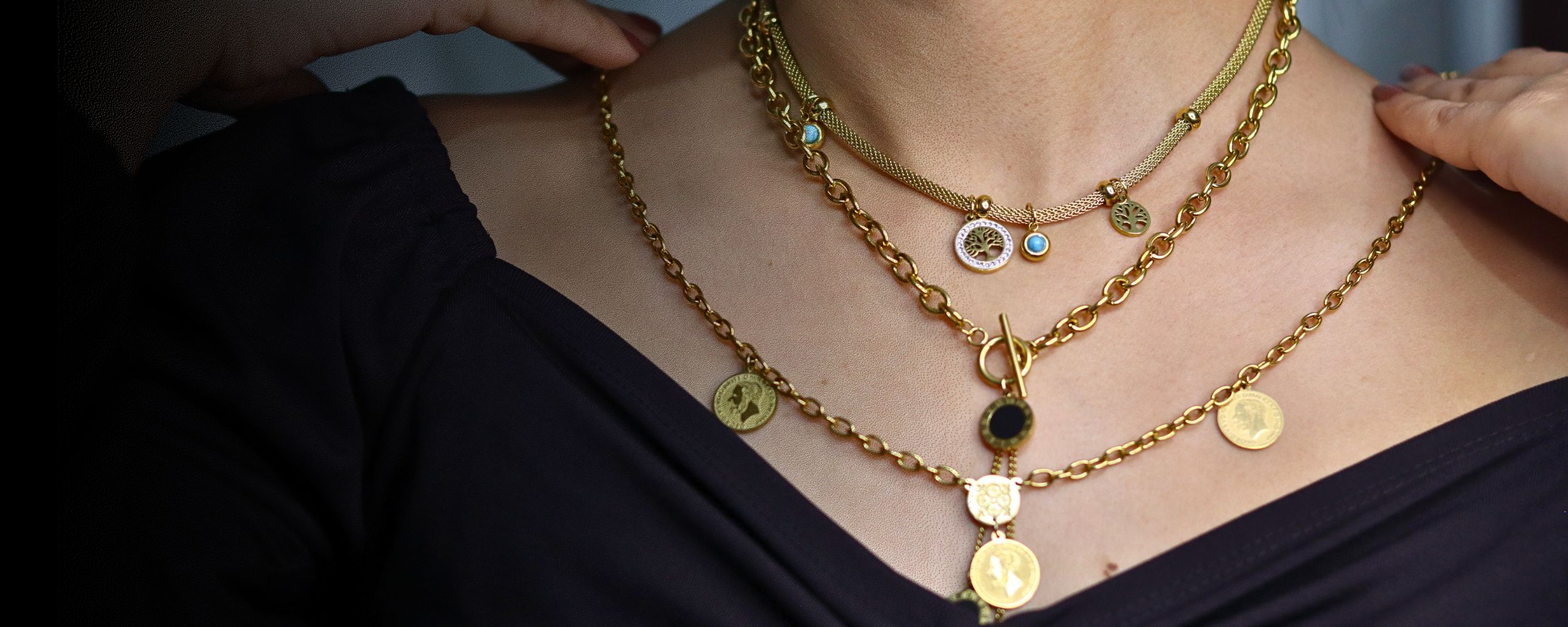 Anti Tarnish Jewelleries or necklaces