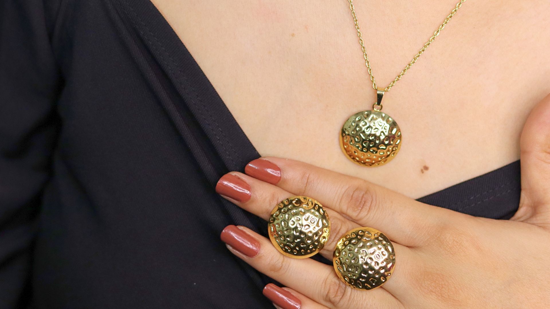 Premium gold finish matching sets